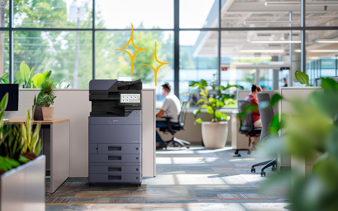 Multifunzione Kyocera TASKalfa installata da Dorna Service per aziende in Ticino